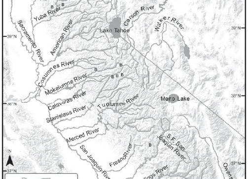 Historic Beaver Range in Sierra Nevada